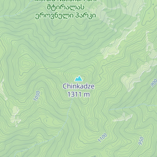 Map of Chinkadze