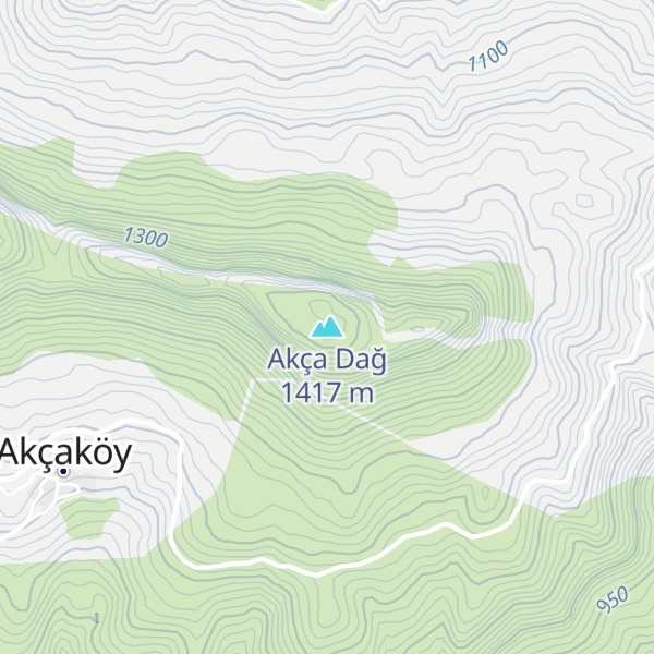 Map of Akça Dağ