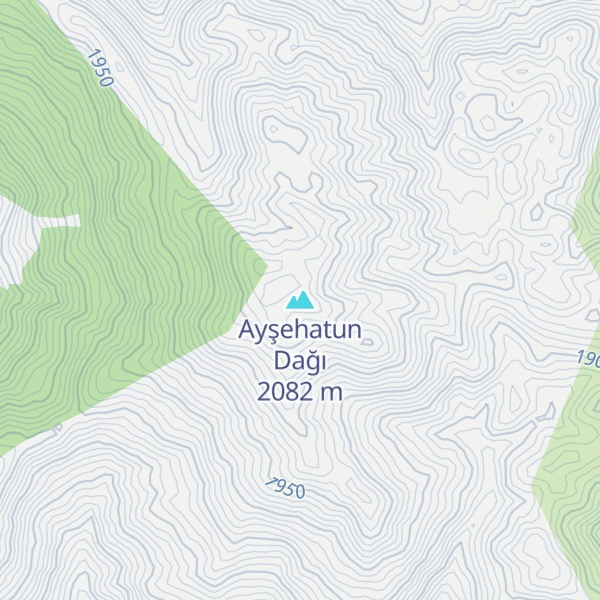Map of Ayşehatun Dağı
