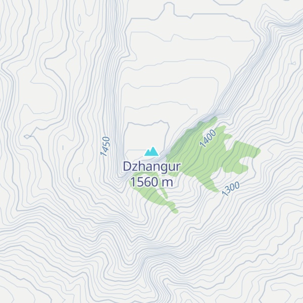 Map of Dzhangur