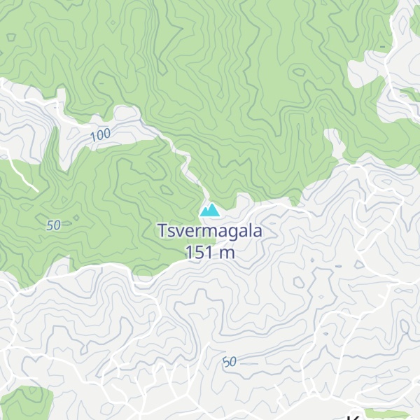Map of Tsvermagala
