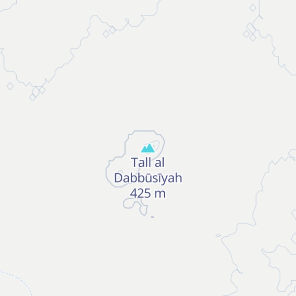 Map of Tall al Dabbūsīyah