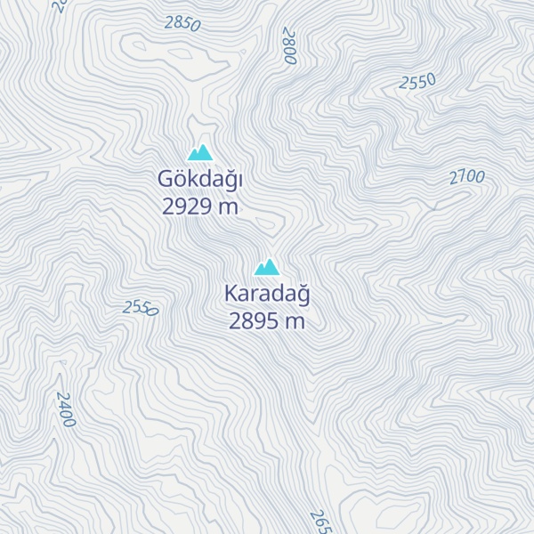 Map of Karadağ