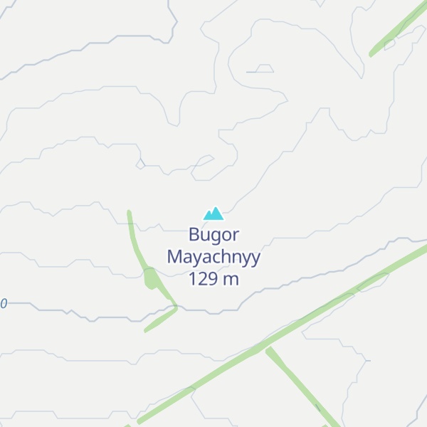 Map of Bugor Mayachnyy