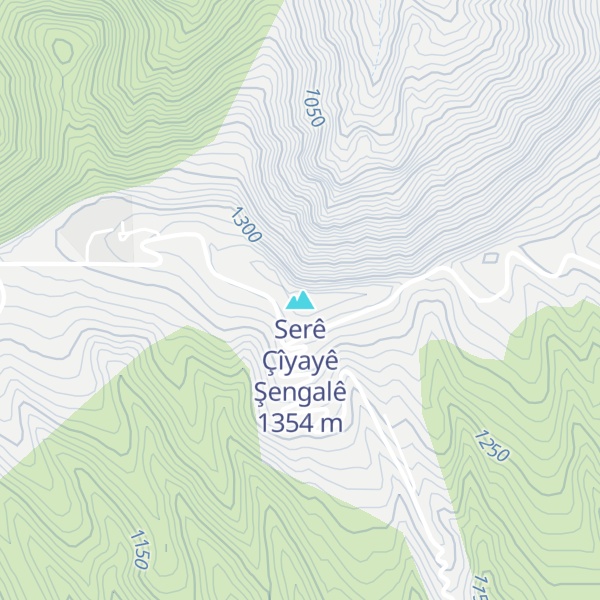 Map of Serê Çîyayê Şengalê