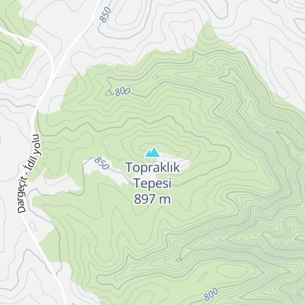 Map of Topraklık Tepesi