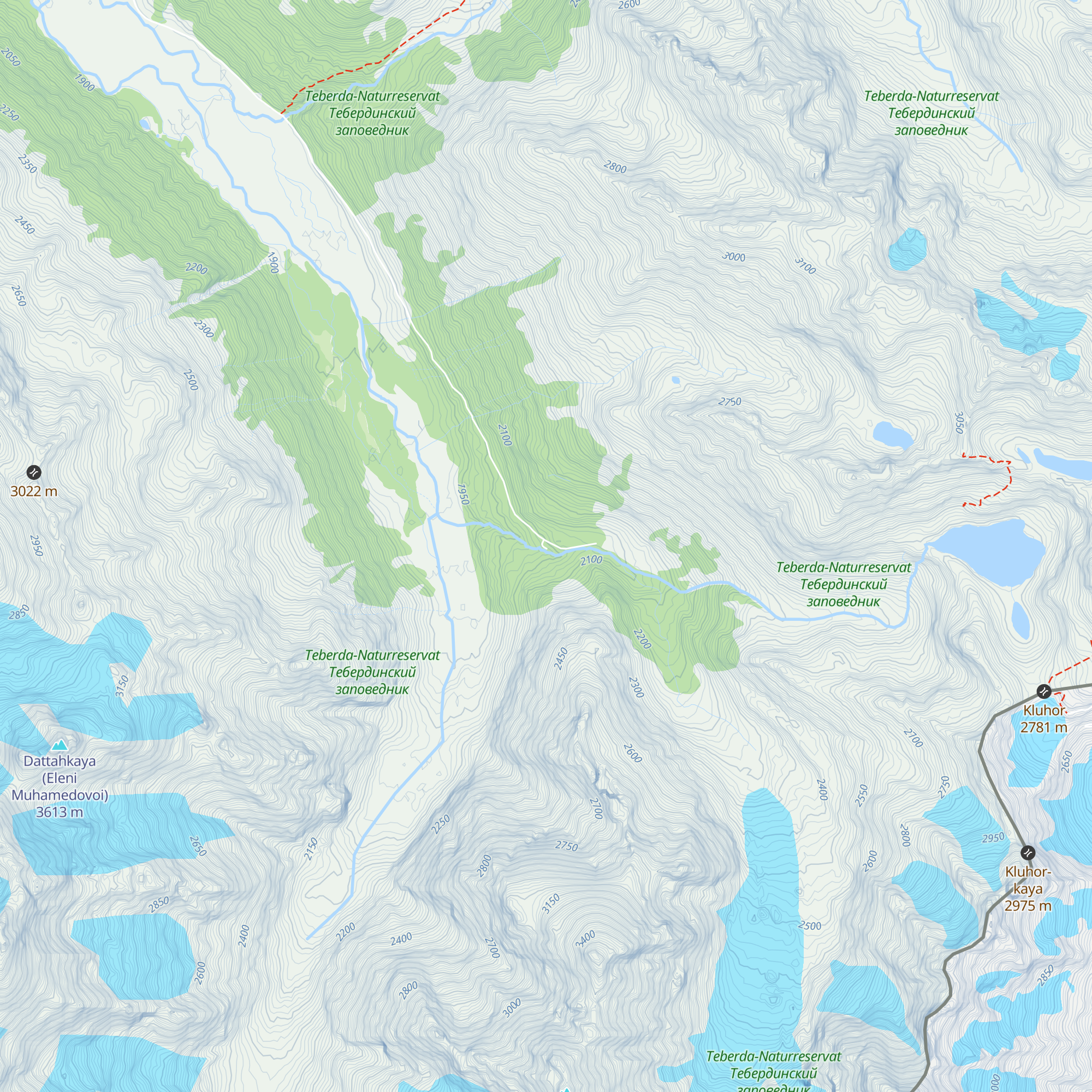 Meteostanciya "Kluhorskii Pereval" map