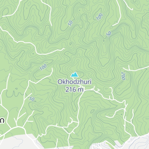 Map of Okhodzhuri