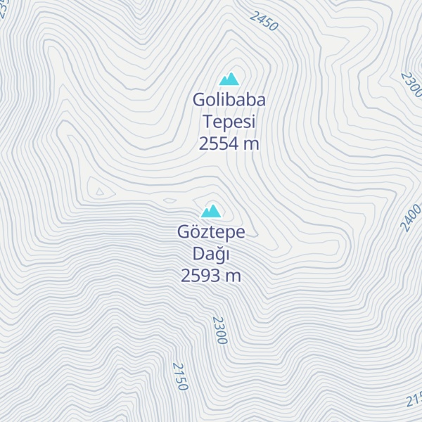 Map of Göztepe Dağı