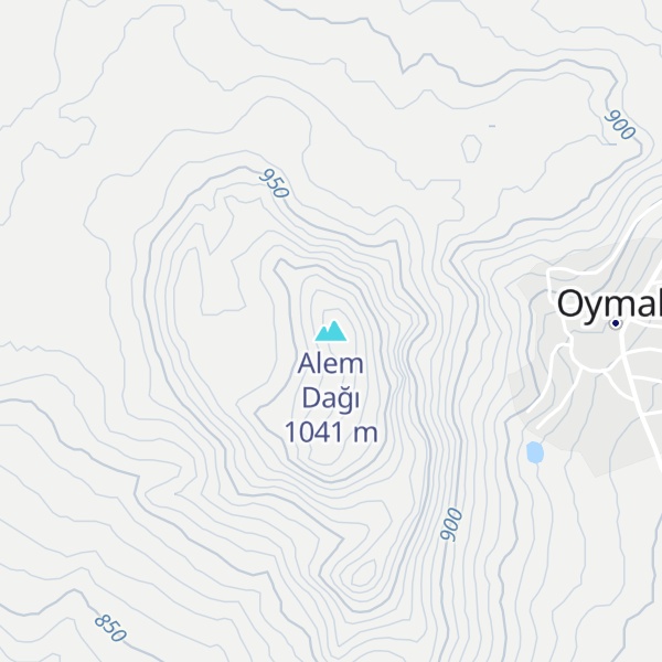 Map of Alem Dağı