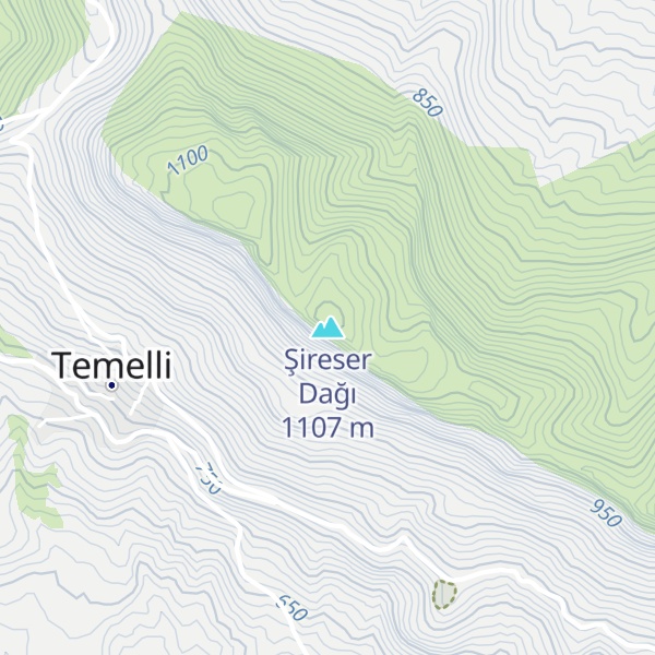 Map of Şireser Dağı