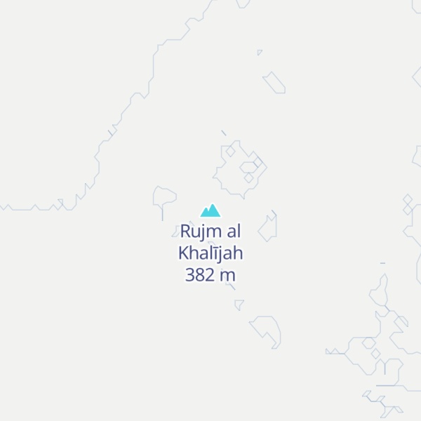Map of Rujm al Khalījah
