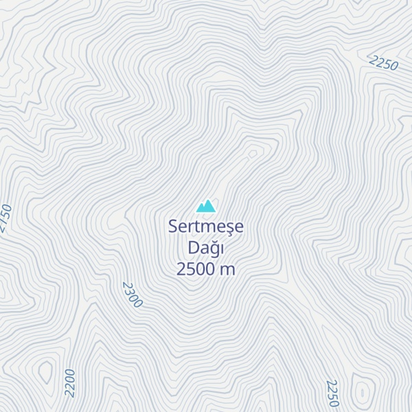 Map of Sertmeşe Dağı