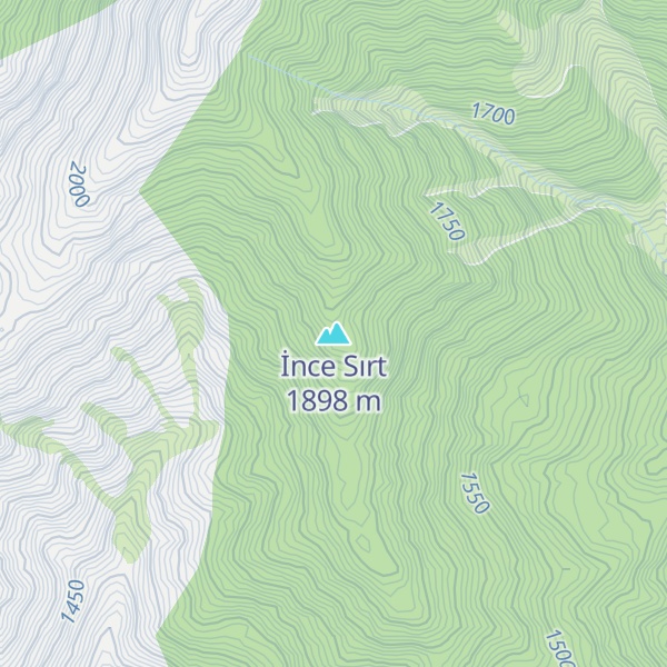 Map of İnce Sırt