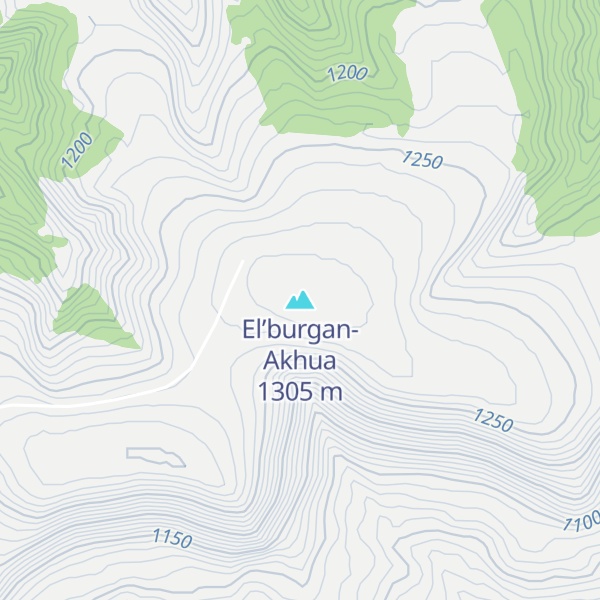 Map of El’burgan-Akhua