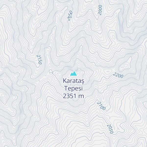 Map of Karataş Tepesi