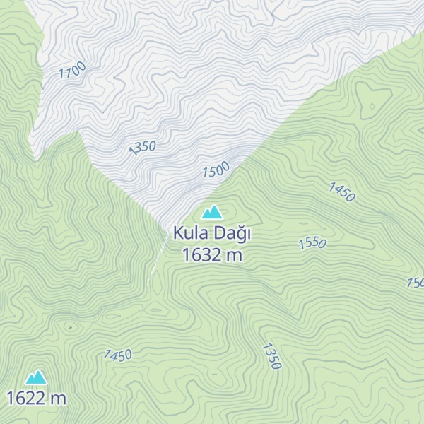 Map of Kula Dağı