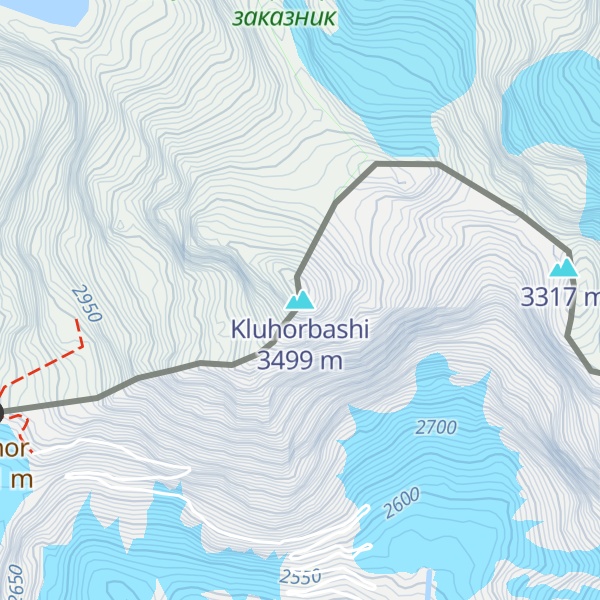 Map of Kluhorbashi