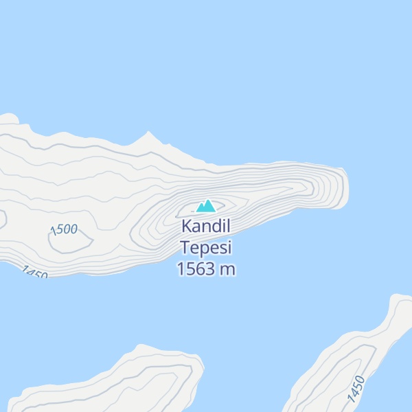 Map of Kandil Tepesi