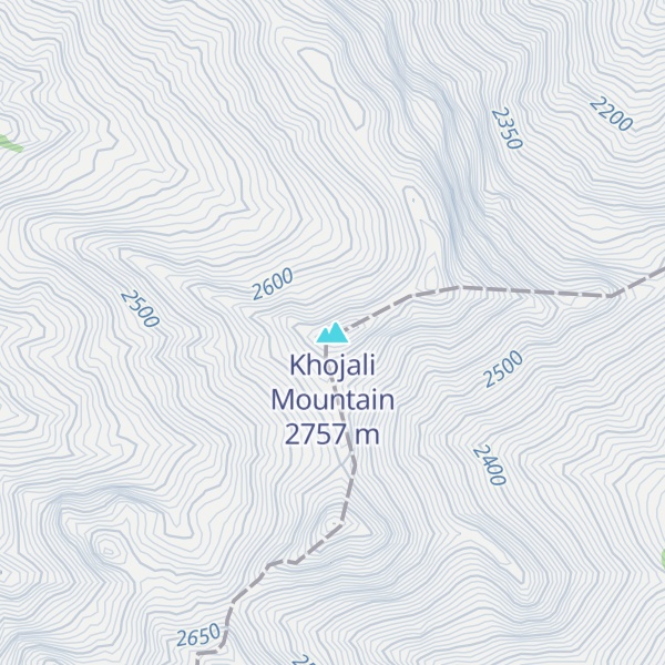Map of Khojali Mountain