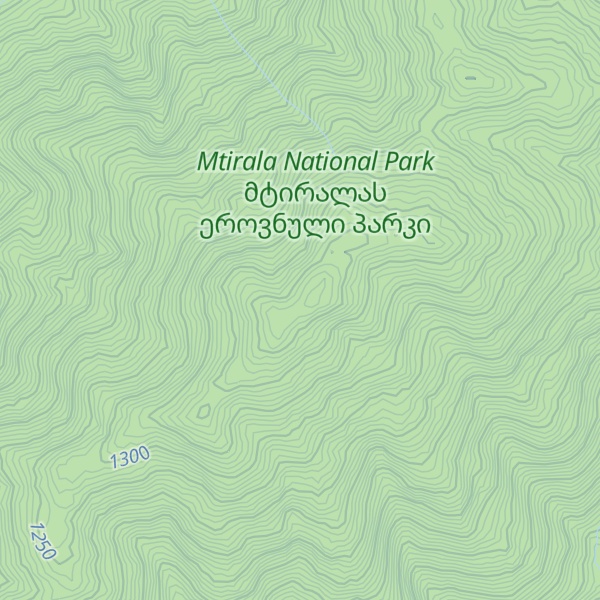 Map of Bezoni Mta