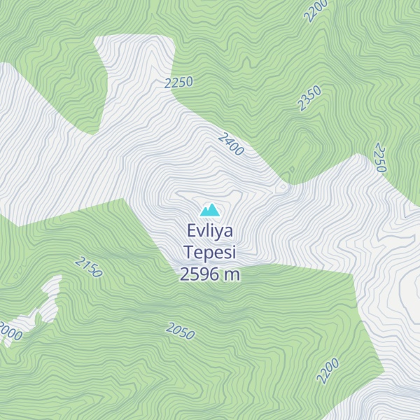 Map of Evliya Tepesi