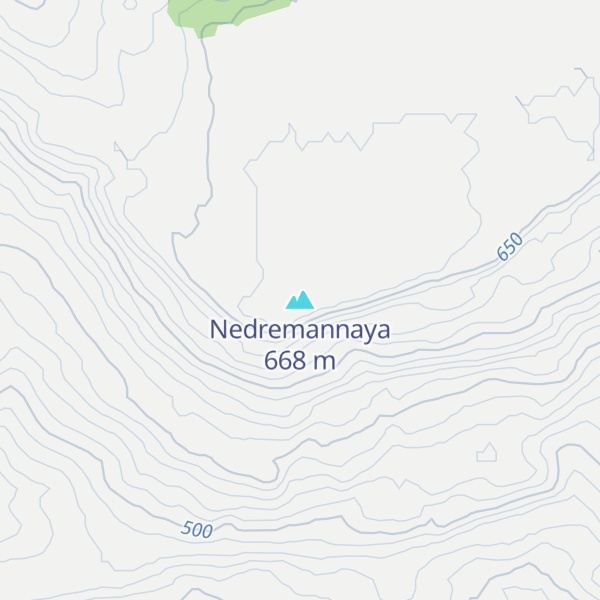 Map of Nedremannaya