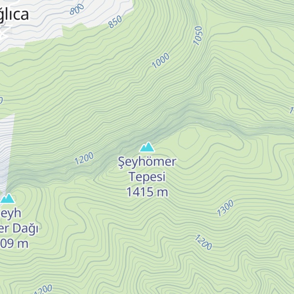 Map of Şeyhömer Tepesi