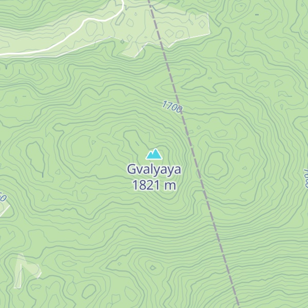Map of Gvalyaya