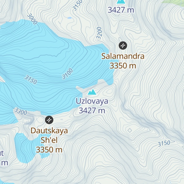Map of Uzlovaya