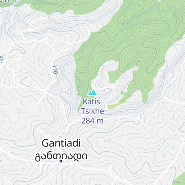 Map of Katis-Tsikhe