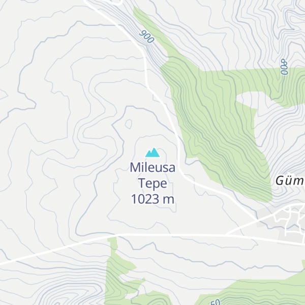 Map of Mileusa Tepe