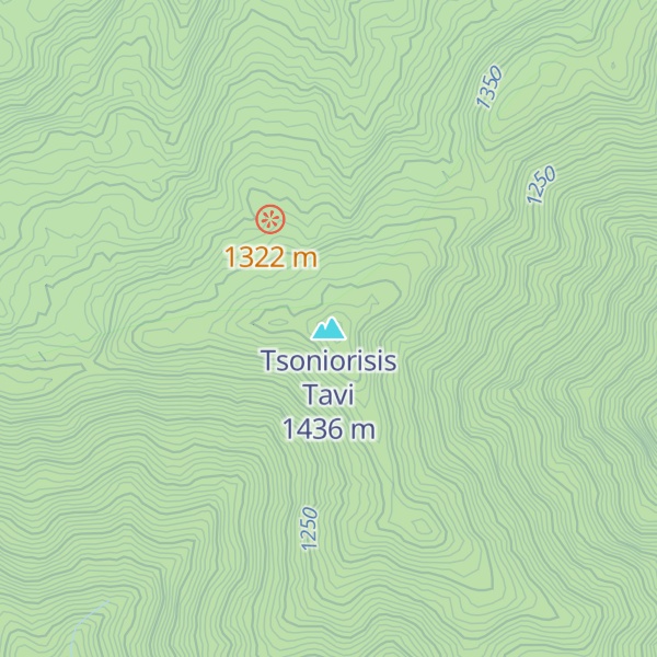 Map of Tsoniorisis Tavi