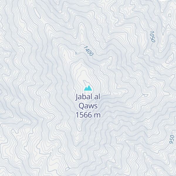 Map of Jabal al Qaws