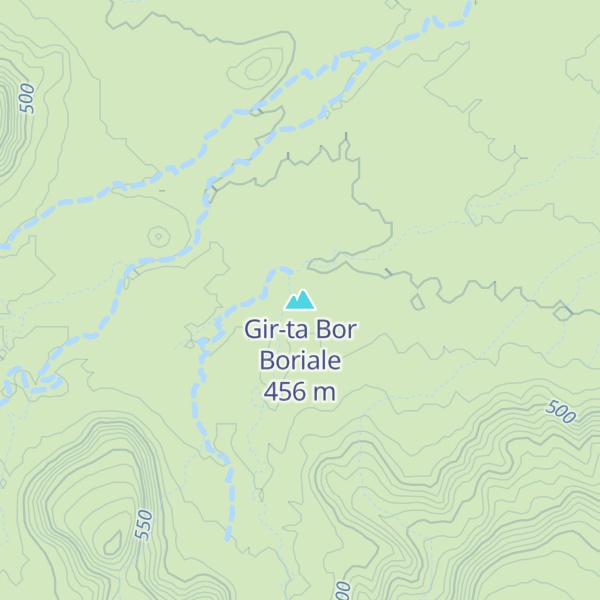Map of Gir-ta Bor Boriale