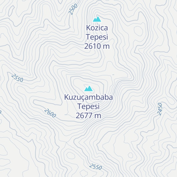 Map of Kuzuçambaba Tepesi