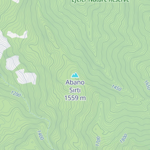 Map of Abano Sırtı