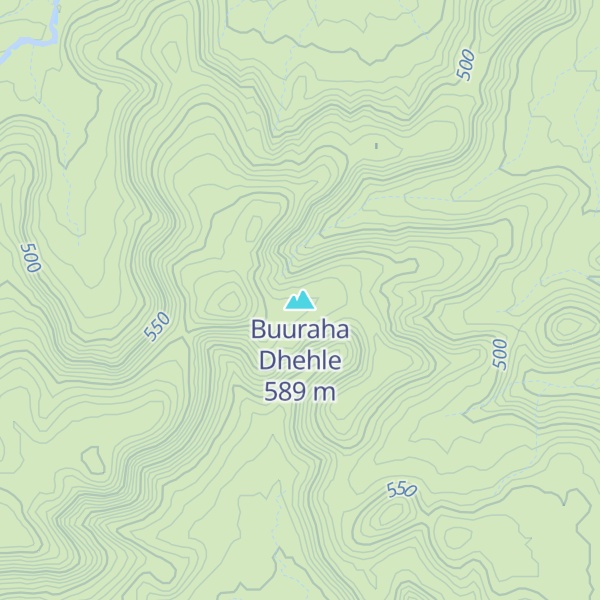 Map of Buuraha Dhehle