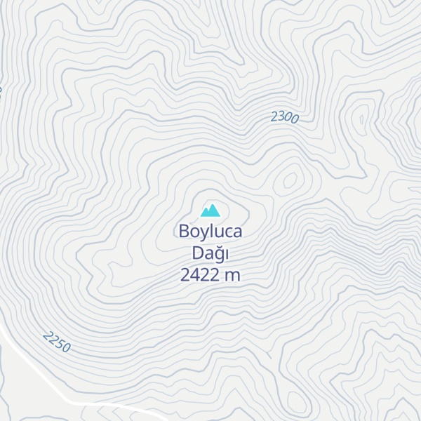 Map of Boyluca Dağı