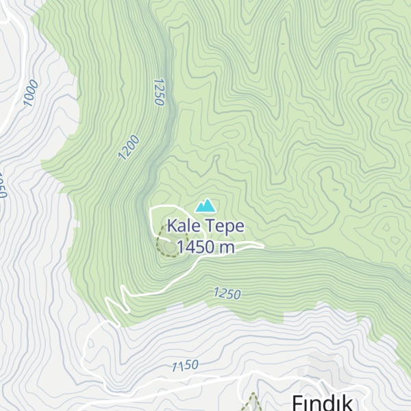 Map of Kale Tepe