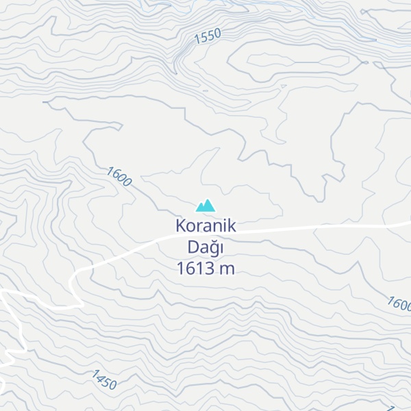 Map of Koranik Dağı