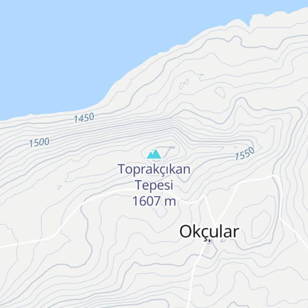 Map of Toprakçıkan Tepesi