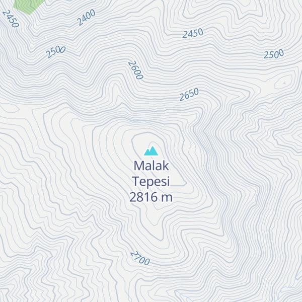 Map of Malak Tepesi