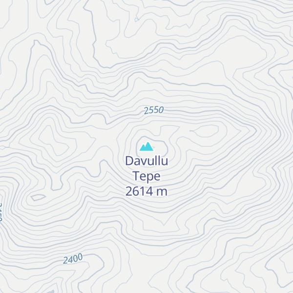 Map of Davullu Tepe