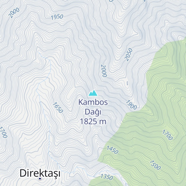 Map of Kambos Dağı