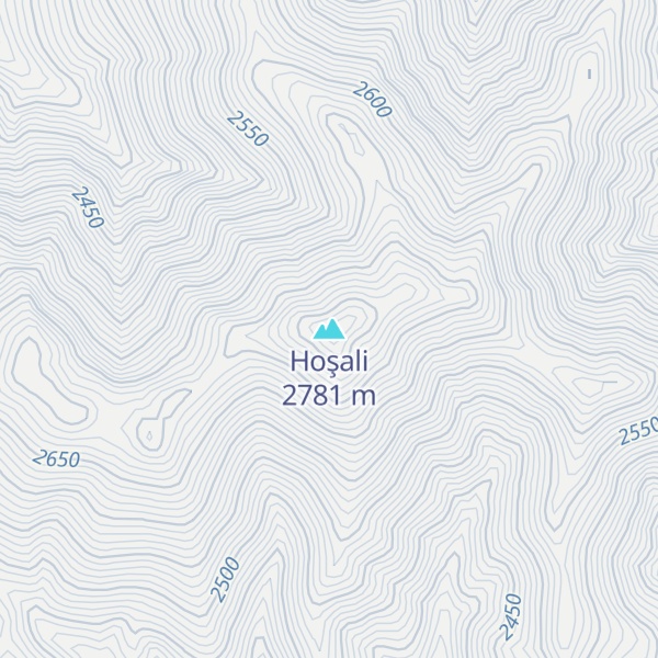 Map of Hoşali