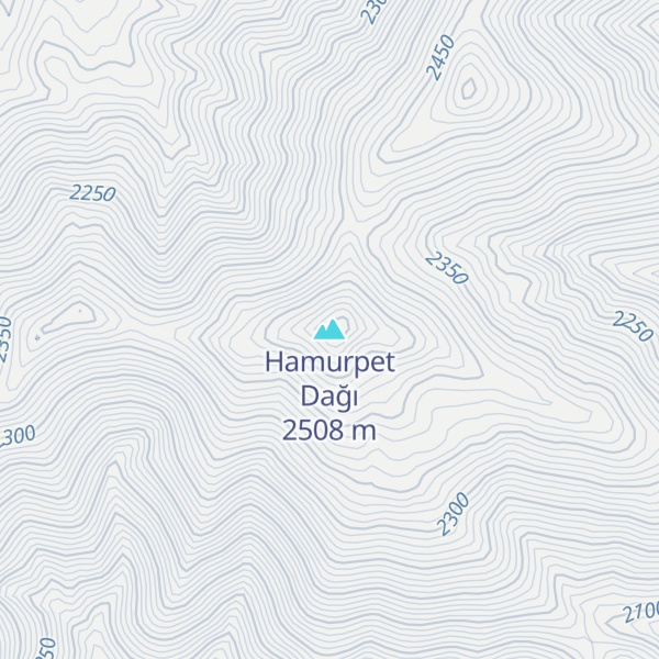 Map of Hamurpet Dağı
