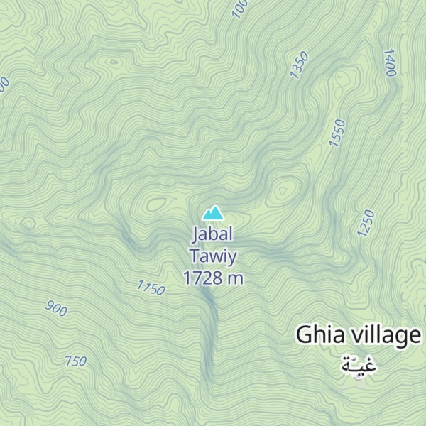 Map of Jabal Tawiy