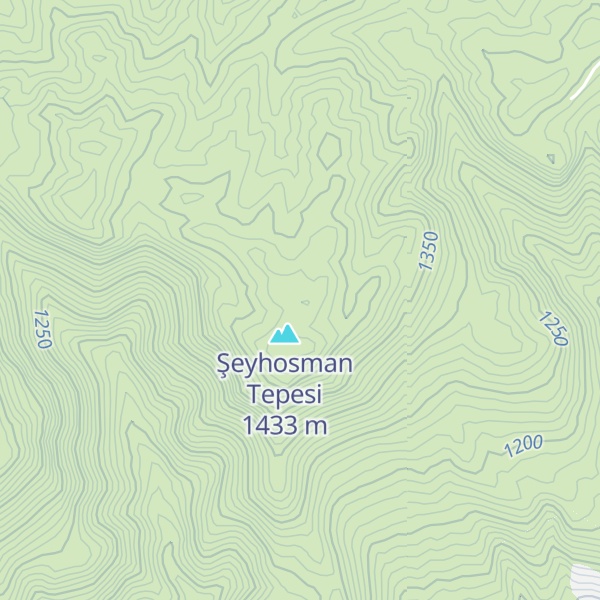 Map of Dallica Dağı