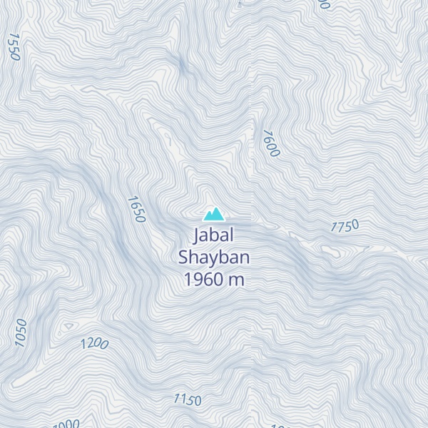 Map of Jabal Shayban